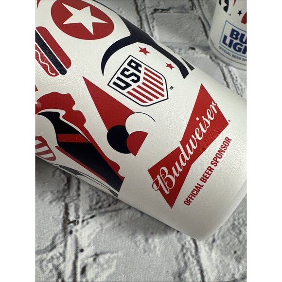 USA Soccer Set of 10 2016 Copa America Centenario 100 Years Plastic Cups 16 Oz - Picture 14 of 16